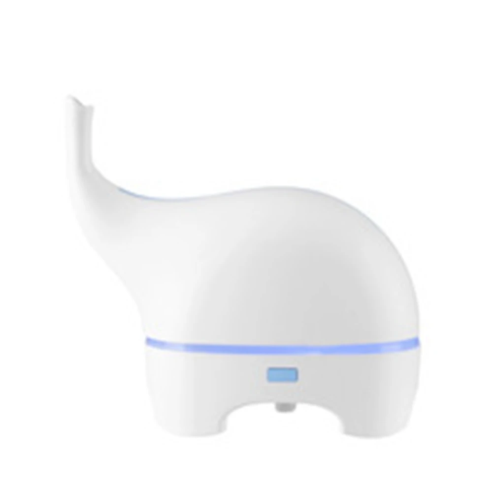 

USB Aroma Diffuser Funny Elephant DC 5V Ultrasonic Essential Oil Diffuser LED Humidificador Air Humidifier Fogger White