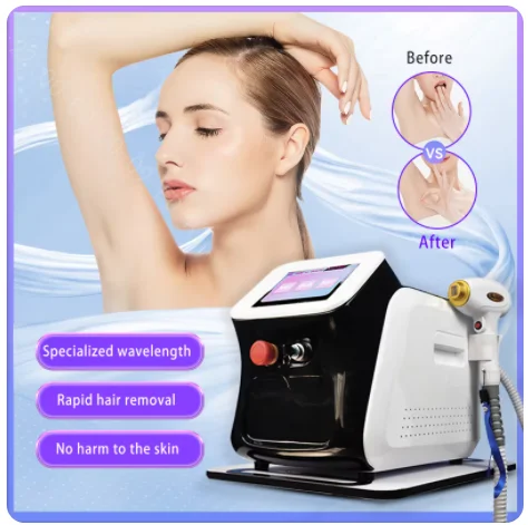 3000 Вт 755 1064 808 нм безболезненный диодный постоянный лазерный аппарат для удаления