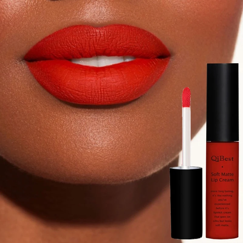 

16 Colors Waterproof Matte Nude Liquid Lipstick Pigment Dark Red Black Long Lasting Moisturizing Lip Gloss Women Lip Tint Makeup