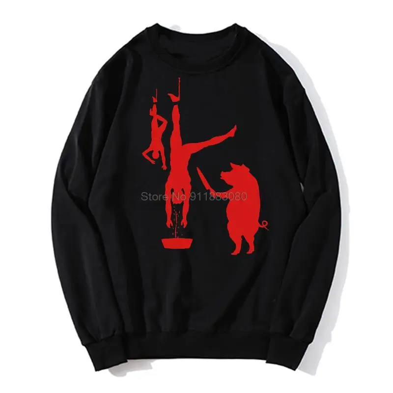 

Meat Murder Hoodie Funny Men O-neck Hoodies Sweater Sweatshirt Harajuku Streetwear