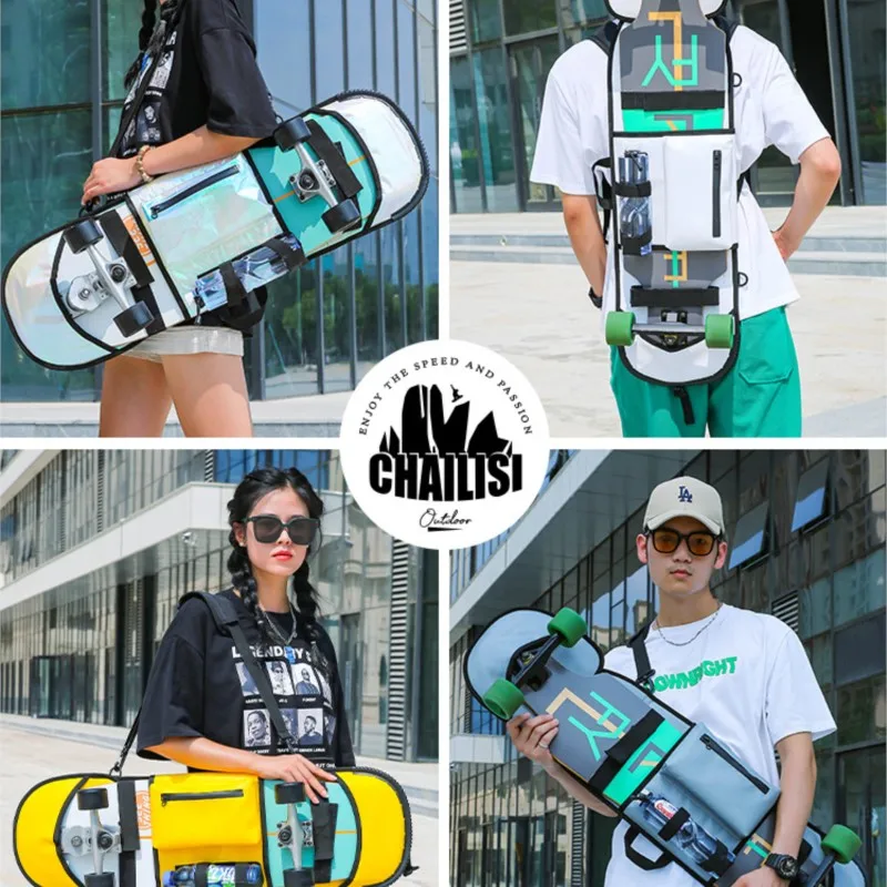 Upgraded Skateboarding Bag Storage Bag Universal Skateboarding Bag Land Surfing Bag Land Surfing Bag Backpack Men Sporttas Dames