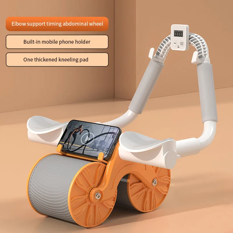 

Automatic Rebound Abdominal Exercise Wheel Elbow Pad Abdominal Plank Stretch Roller Silent Abdominal Exercise Machine
