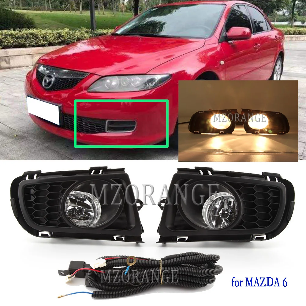 1 комплект противотуманные фары для MAZDA 6 Sedan GG1 2006 2007 2008 2009 2010
