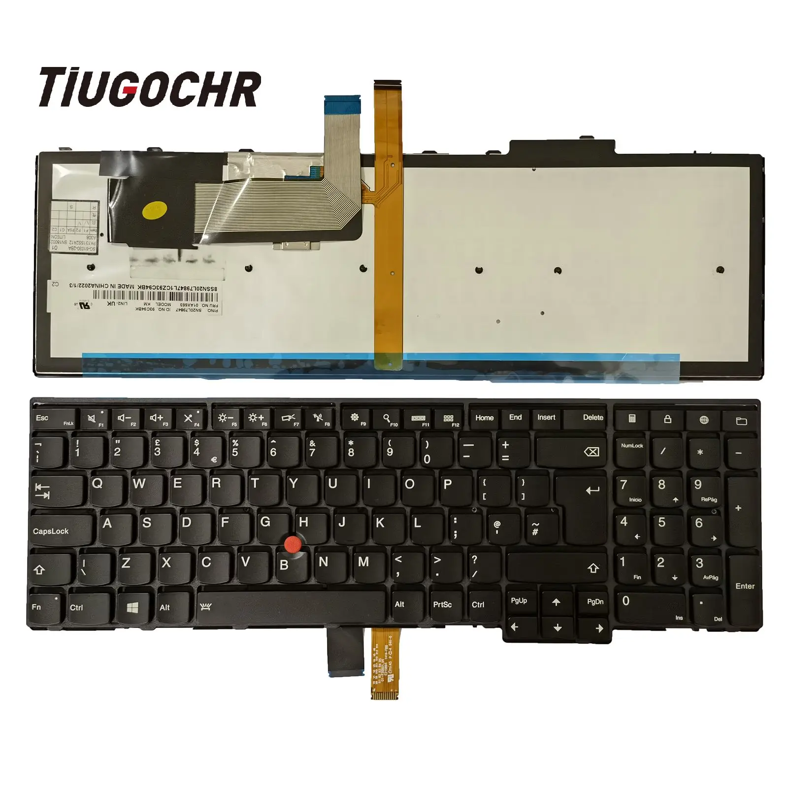 

For Lenovo ThinkPad E531 T540 T550 L540 L560 W540 W550 W541 UK Laptop Keyboard backlit