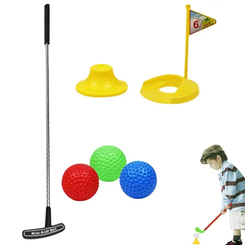 

Outdoor Mini Golf Set For Kids Golf Toy Kit For Boys Golf Toy Set With Training Balls Clubs Equipment For Children Toddler Kids