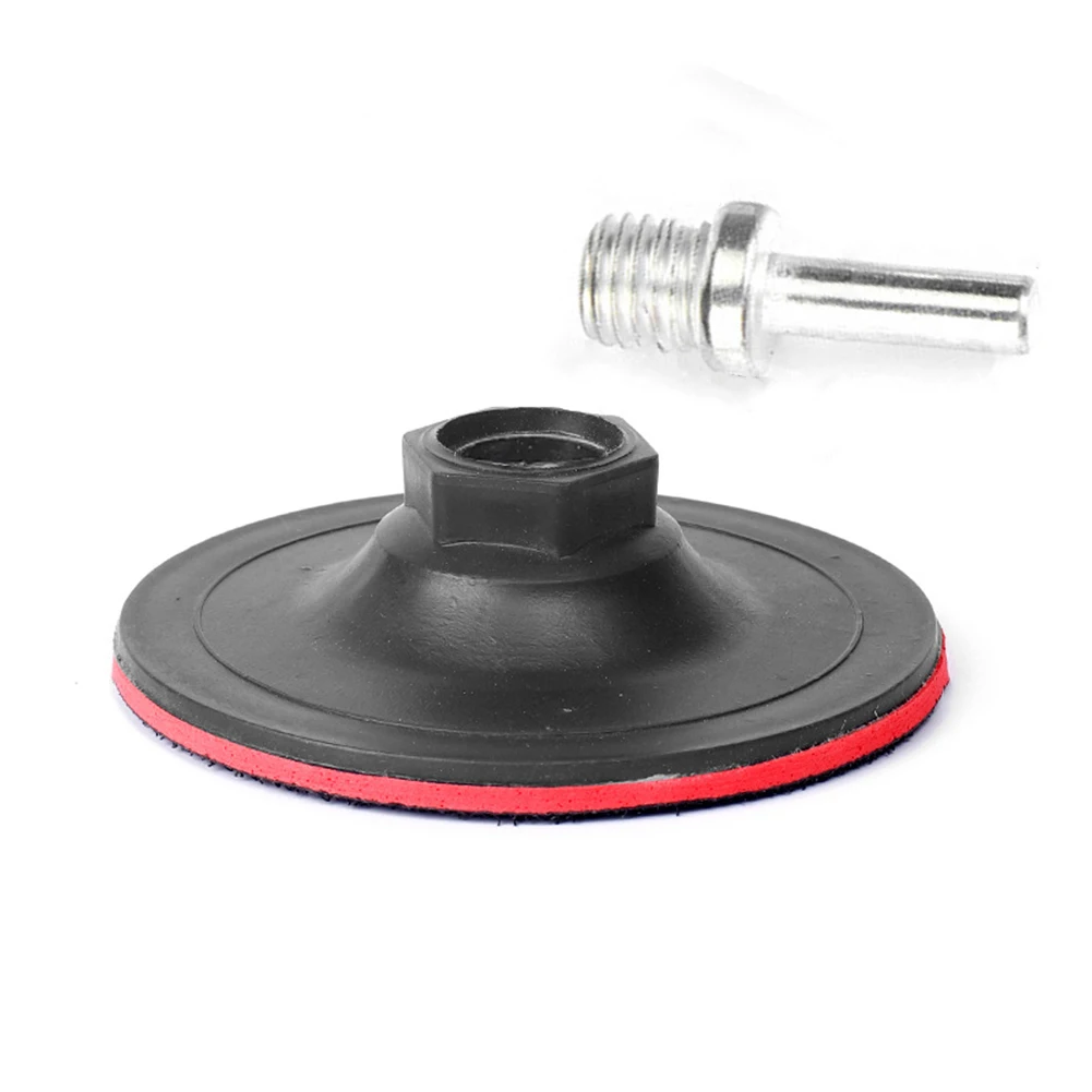 

80mm M10 Hook & Loop Backing Pad Polishing Sanding Angle Grinder Adaptor With Connecting Rod Power Tool Accessories