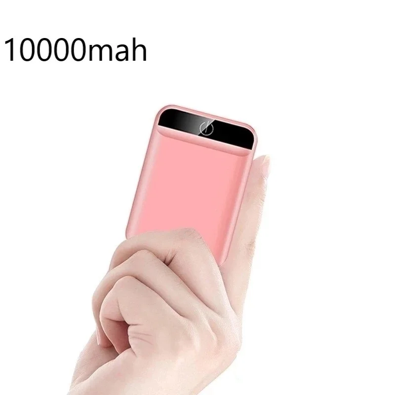 

New 10000 MAh Power Bank Phone Charger Portable Outdoor Travel Charger Poverbank LCD Digital Display Mini Powerbank for