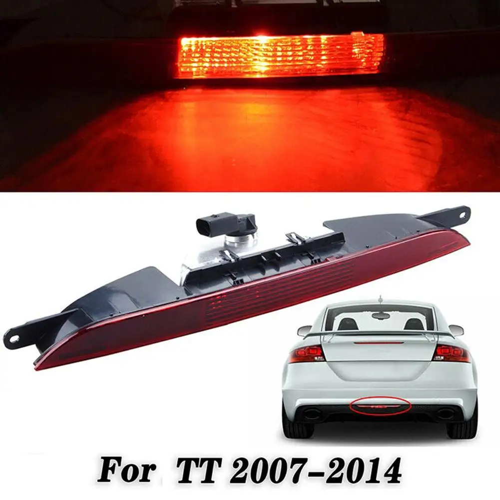 

High-mounted Third 3RD Brake Light Lightweight Rear Bumper Stop Lamp Compatible for Audi Tt 2007-2014 8j0945703