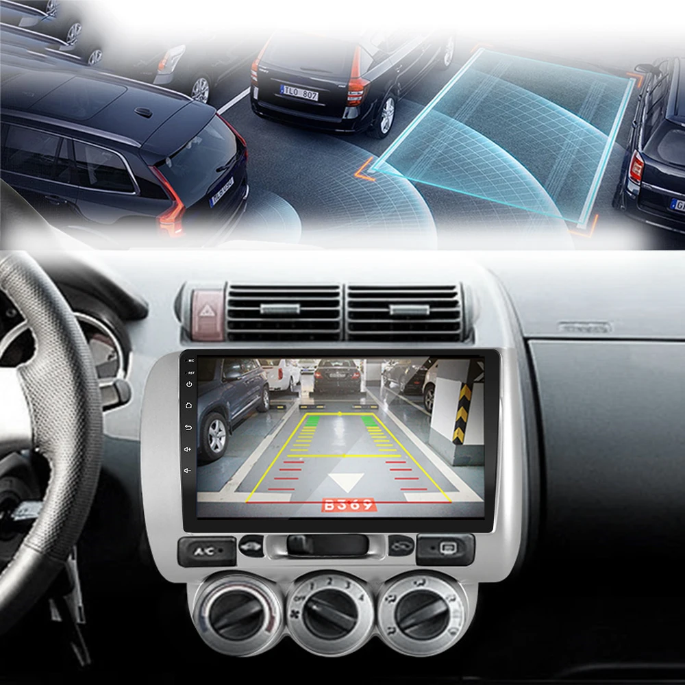 2 Din Android 10.0 Car Stereo Radio Multimedia Video Player For Honda Fit Jazz City 2002 2003 2004 2005 2006 2007 GPS Navigation |