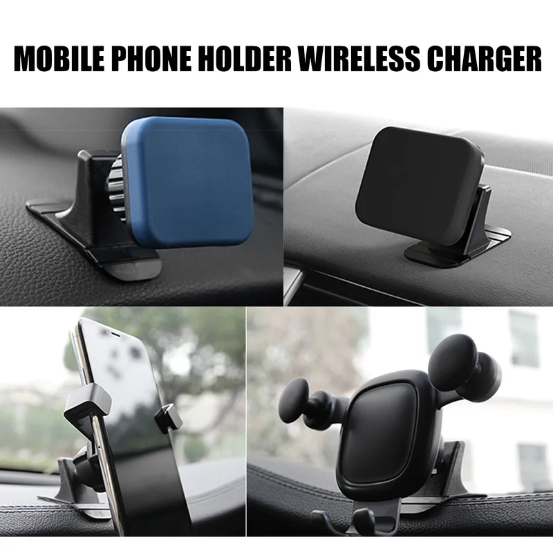 17mm ball head phone holder base car dashboard mount anti skid universal fixed bracket for phone stand accessories free global shipping