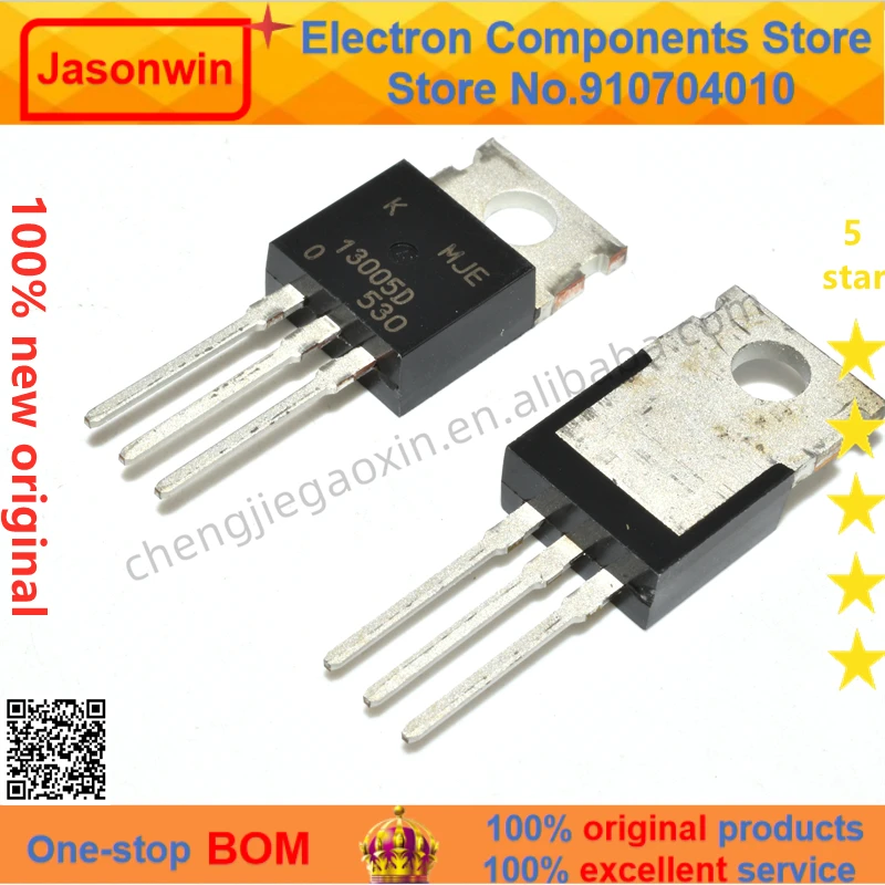 100% Nuevo 50 Unids/Lote оригинальный MOSFET Триод MJE13005D-O-UP 4A 400V E13005 MJE13005 13005 TO-220 транзистор -