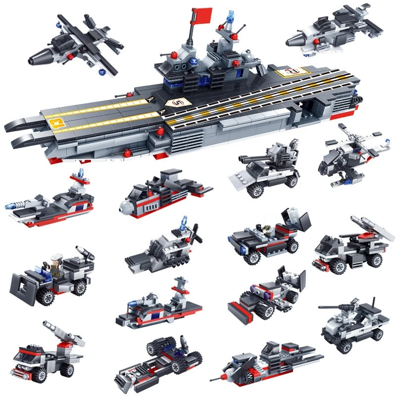 Совместим с конструктором Lego Military Warship боевой круизный лайнер строительные блоки