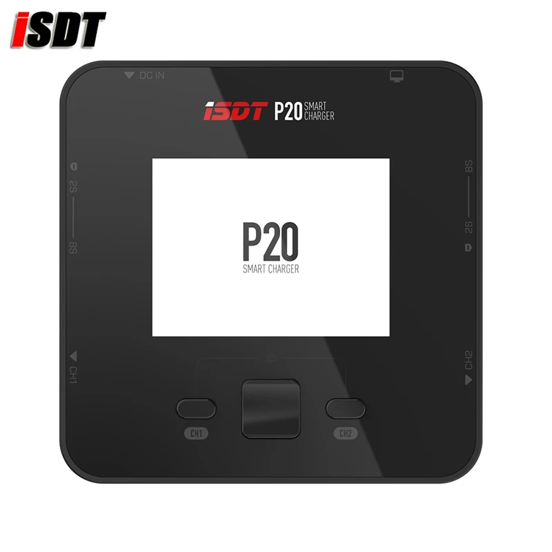 

ISDT P20 250WX2 500WX2 DC Dual Channel Smart Charger Discharger for Lilon LiPo LiHV NiMH Lipo Pb Battery RC Models Hobby