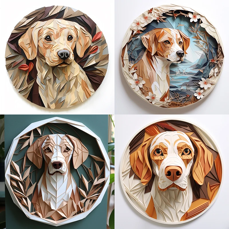 Индивидуальные сувенирные надгробия для домашних животных-круглые алюминиевые