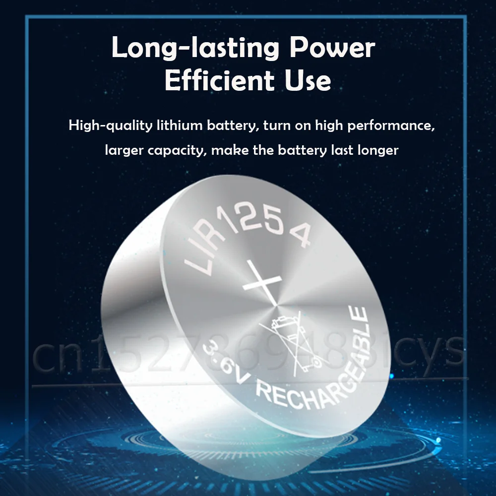 Литий-ионная аккумуляторная батарея LIR1254 3 6 CP1254 для TWS беспроводных Bluetooth