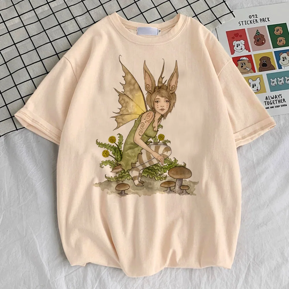 Футболка Goblincore для подростков красочная дышащая футболка в стиле аниме 80-х годов