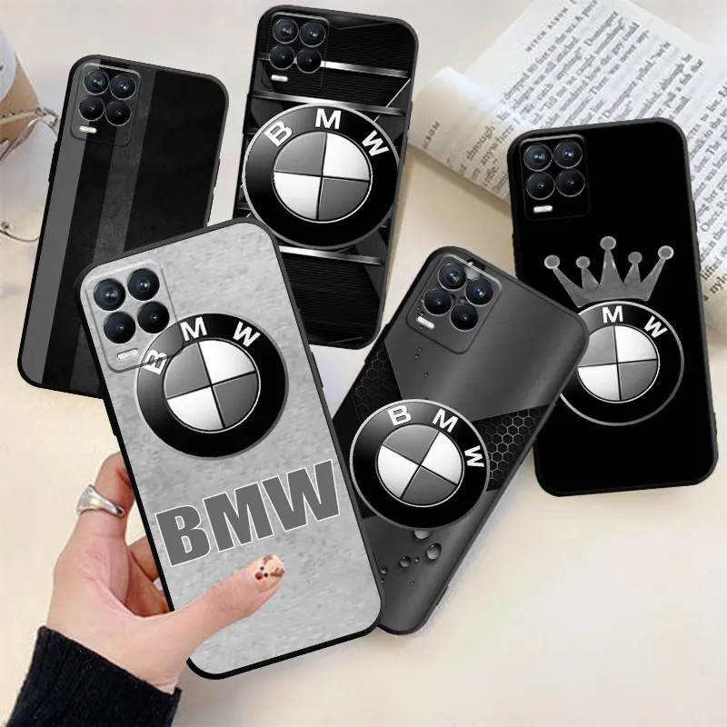

Black BMW Phone Case For Realme GT Neo 5 6 7 7i 8 8i 9 Pro Plus C15 C20 C21 C21Y C31 C35 GT Neo2 Cover