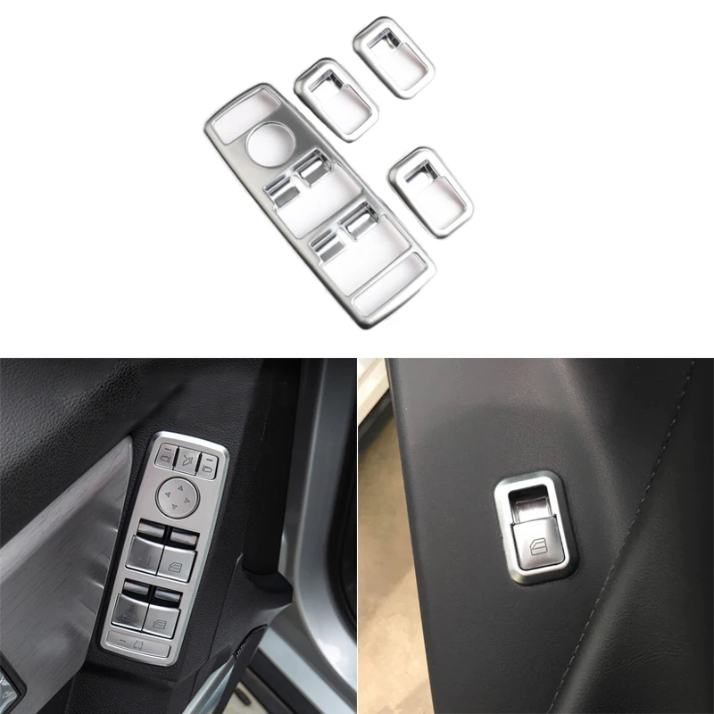 

Car Window Lifter Button Frame Cover Control Switch Button Sticker Shell Protector Interior Decoration for Tesla Model X S