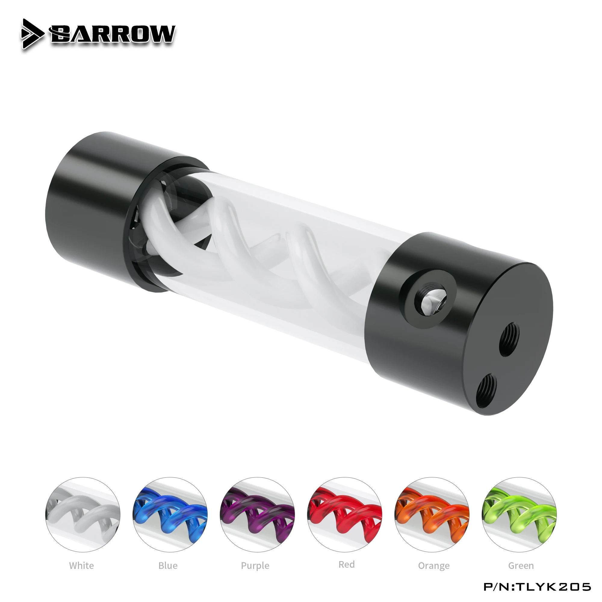 

Barrow TLYK-205 Multi-colored Virus-T Cylinder Water Reservoir , Water Cooling tank, come with UV/White lighting