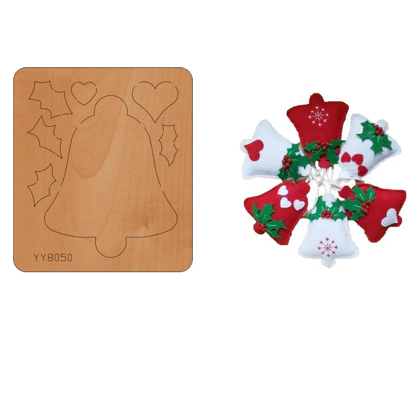 

Christmas mold knife model YY8050 is suitable for all cutting machines on the market die cuts
