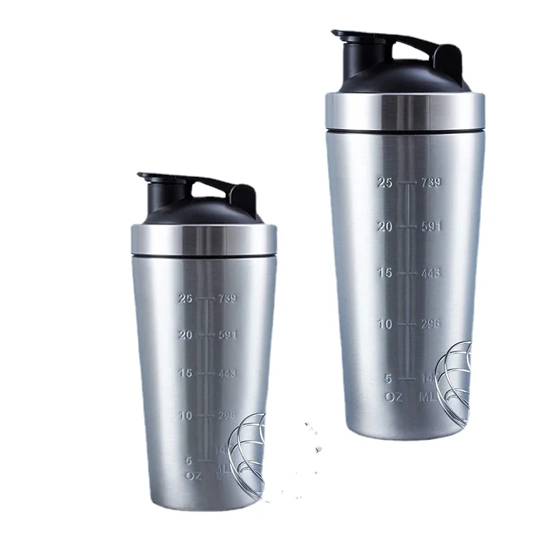 Protein Shaker Cup Portable Fitness Sports Mug Nutrition Ble