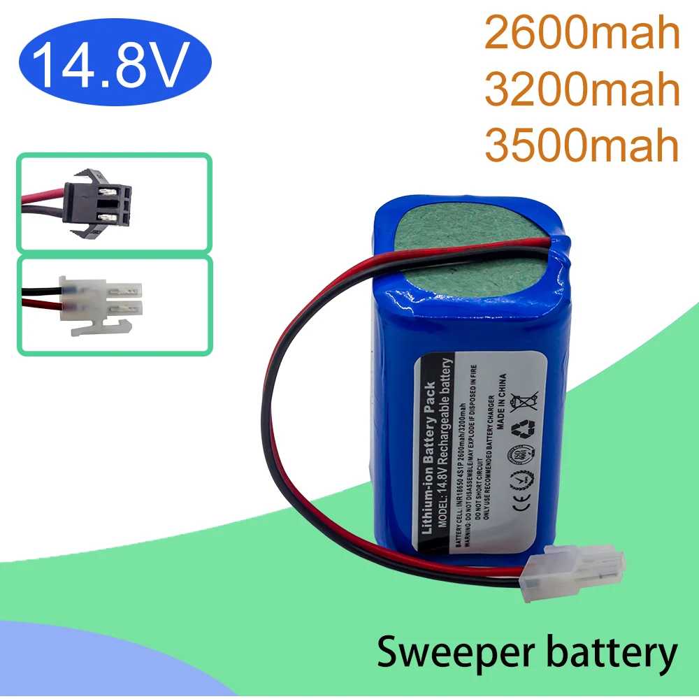 

18650 14.8V 3500mah Replacement Battery for Deebot N79S, N79, DN622, Robovac 11, 11S, 11S Max, Conga Excellent 990, IKOHS S15