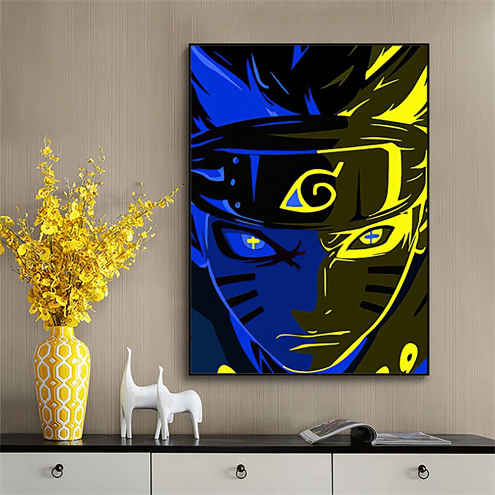 

Classic Anime Character Uzumaki Naruto HD Poster Canvas Painting Mural Living Room Bedroom Boy House Wall Image Decoration