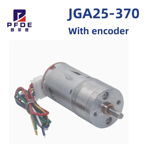 Двигатель постоянного тока JGA25-370 6В 12В 24В