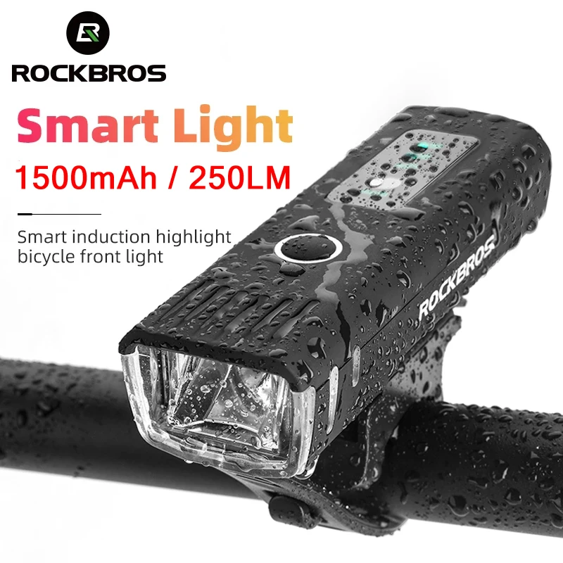 

Светильник велосипедный ROCKBROS, аккумулясветодиодный, 1500 мАч