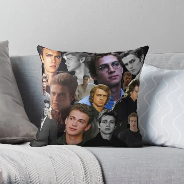 

Hayden Christensen Collage Printing Throw Pillow Cover Car Throw Hotel Home Cushion Fashion Waist Fashion Pillows not include