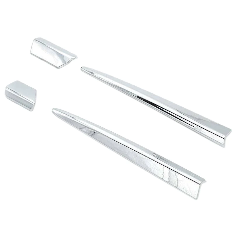 

4 шт., хромированные зеркальные наклейки для Honda Civic 2018 2019 2020