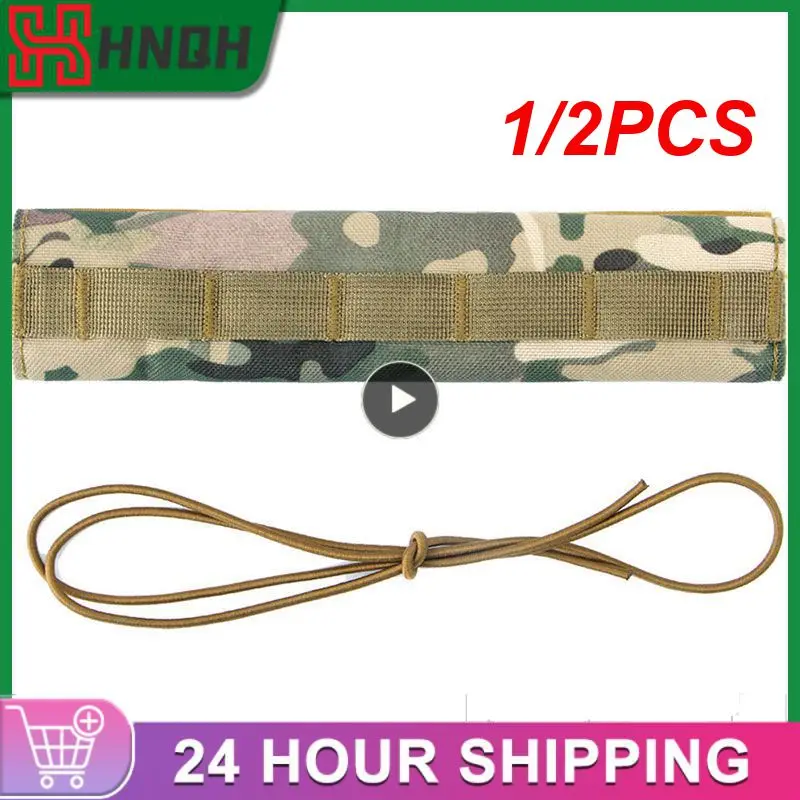 

1/2PCS Nylon 8.66" 22cm Suppressor Mirage Heat Cover Shield Sleeve Muffler Tactical Hunting Accessories