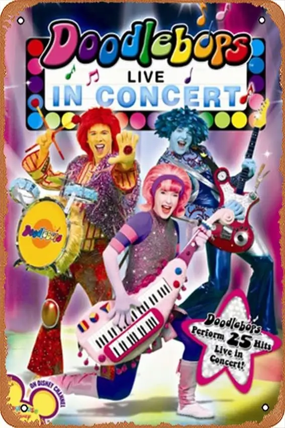 Moves Vntge Tn Sgns The Doodlebops Celebrty Poster Flm nd Televson Retro Gft Kroke Mn Cve Brs Cfes Decor rt Decorto