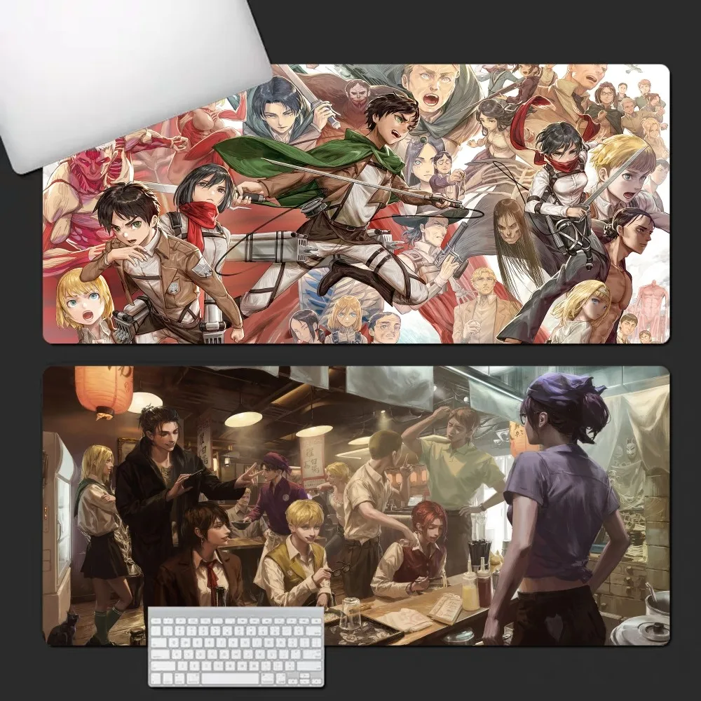 Attack On Titan Classic Anime New Arrivals Large Gaming Mousepad L XL XXL Gamer Mouse Pad Size For Keyboards Mat