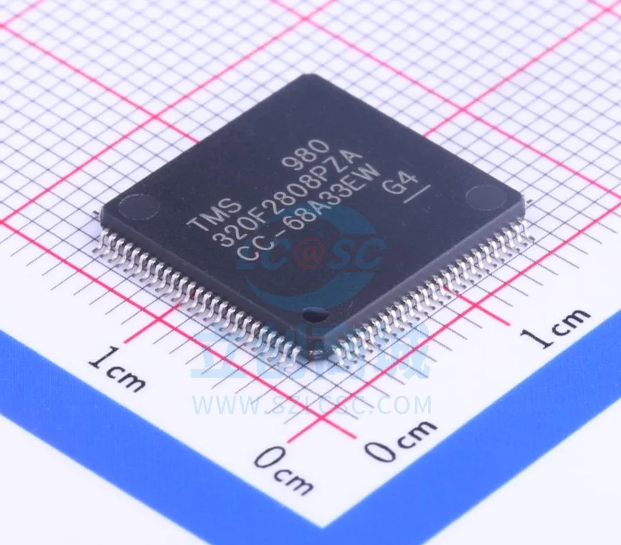 100% TMS320F2808PZA Package LQFP-100 New Original Genuine Processor/microcontroller IC Chip