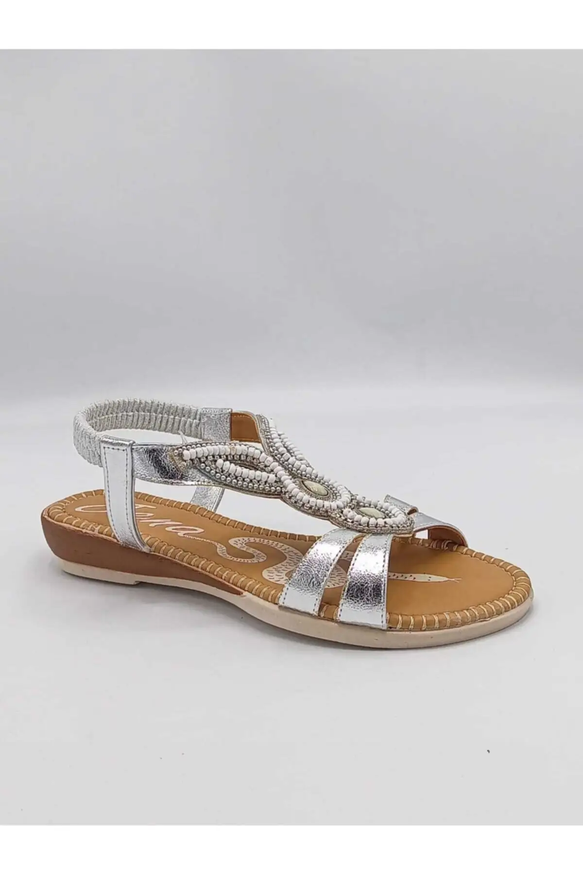 

Сандалии женские Платиновые, удобные дышащие, повседневные, модные тапочки, лето 2022