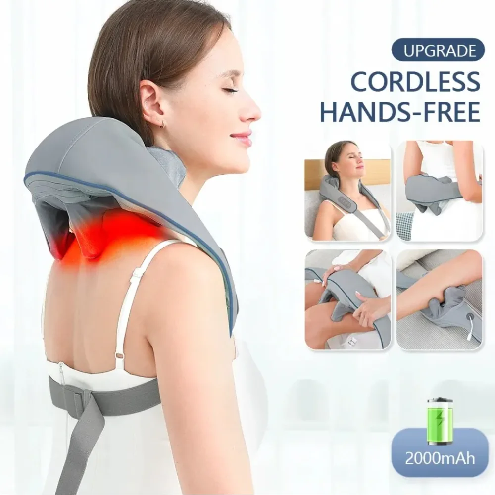 Электрический массажер для шеи и плеч Monclique брендовый композитный материал