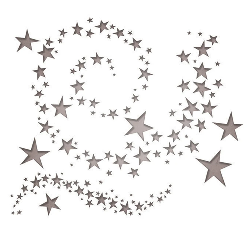 

2020 New Little Stars Background Metal Cutting Dies Meteor and Starry Die Cut Scrapbooking For Crafts Card Making No Stamps Sets