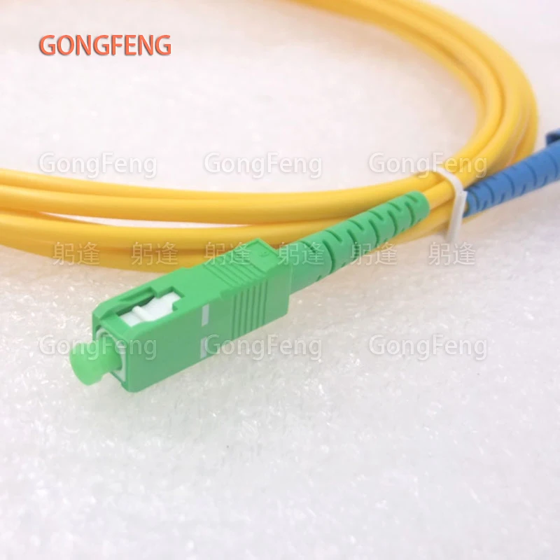 GONGFENG 10 шт. Новый 3m SC/UPC-SC/APC однорежимный одножильный волоконный перемычка 3 0 мм