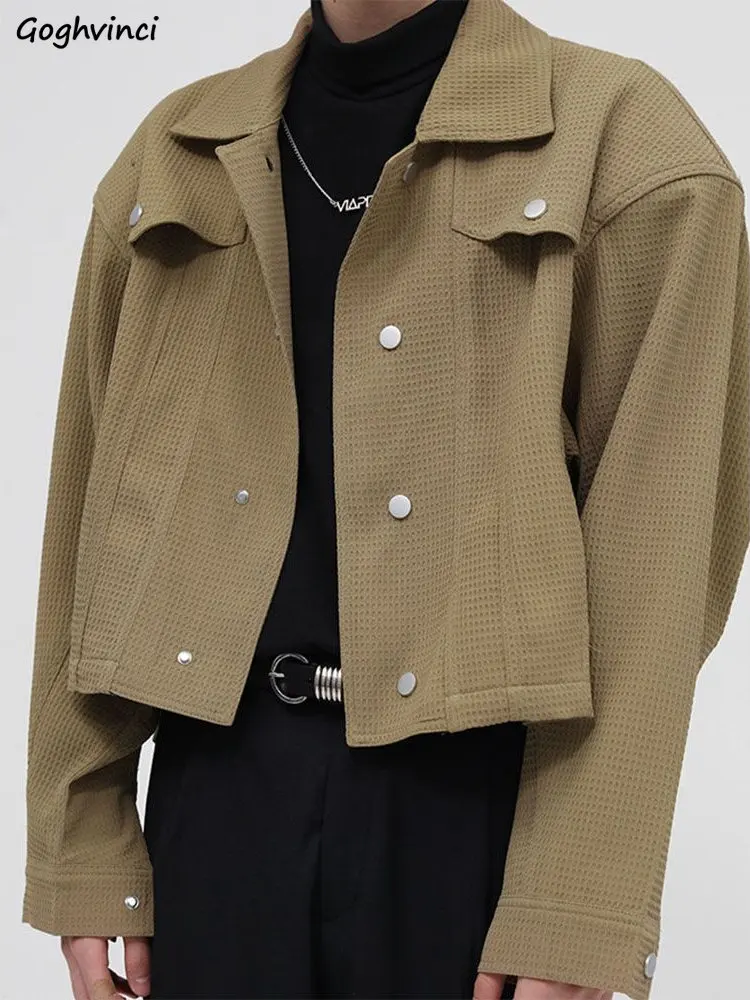 

Basic Safari Style Jackets Women Loose Crop Unisex BF Streetwear Simple Vintage All-match New Chic Ins Fashion Spring Overcoat