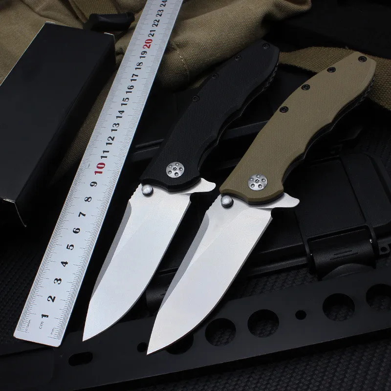 

2022 High Hardness Tactical Folding 5cr15mov Blade G10 Handle Outdoor Camping Hunting Pocket Knife Natural Hiking Pocket Knife