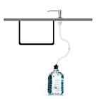 Диспенсер для жидкого мыла, ванной комнаты, настенный диспенсер жидкости для кухонной раковины из АБС-пластика, встроенный насос для лосьона, удлинительная трубка