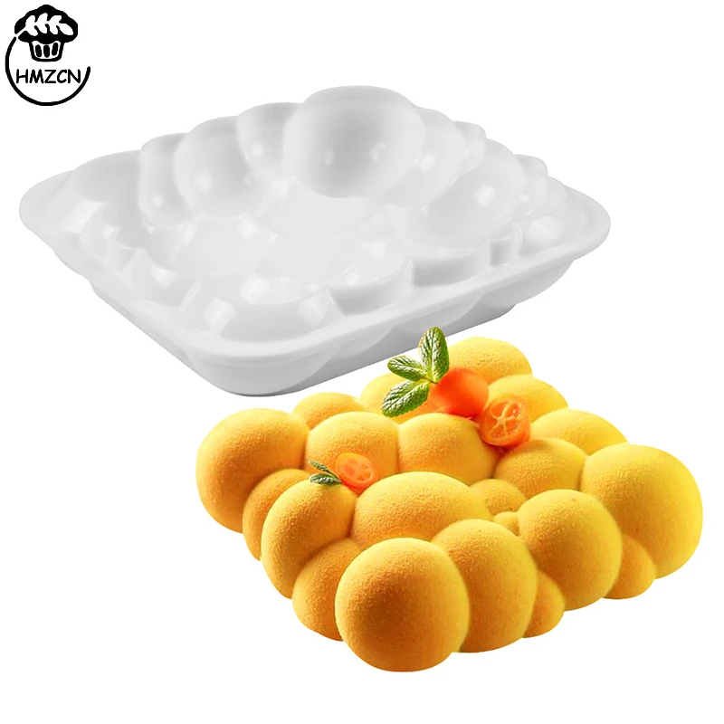 

Силиконовая форма для торта с 3D пузырьками, небом, облаком, форма для выпечки, шифоновые Кондитерские пирожные для мусса, сковорода, печенье,...