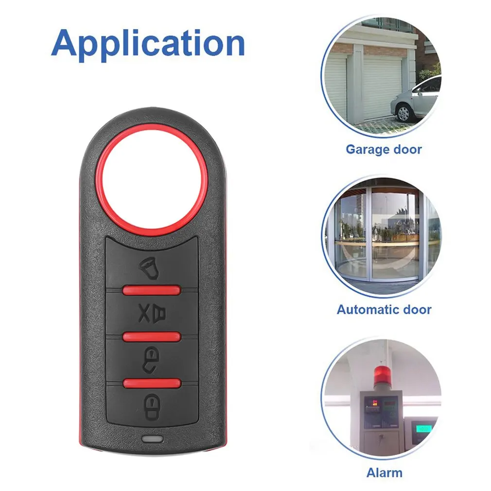 

433 MHz RF Remote Control Copy 4 Channel Cloning Duplicator Key Fob A Distance Learning Electric Garage Door Controller