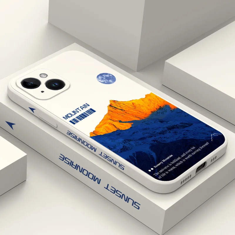 

Чехол для телефона Sunrise Mountain для iPhone 14 13 12 11 Plus Pro Max Mini X XR XS SE2020 8 7 6 6S Plus, чехол