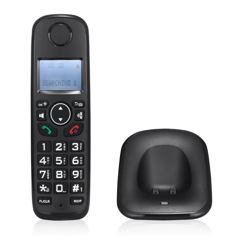 

D1001 Professional Cordless Landline Phone with Caller Display Multi Languages 896C