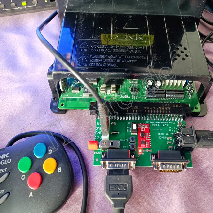 1 шт. SuperGun 12 В CBOX Mini SNK аркадная Базовая плата JAMMA к DB15 конвертер геймпада быть