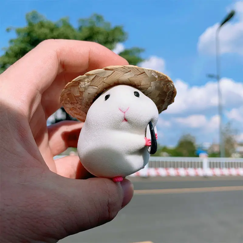 

Детские игрушки, милые украшения для домашних животных, маленький хомяк, подарок на день рождения, настольный автомобиль для детей