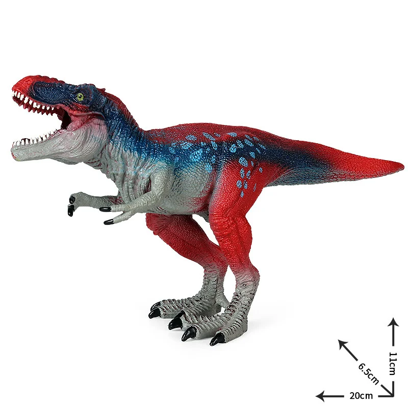 

Игрушечные динозавры Юрского периода, голубой тираннозавр, пластиковые реалистичные фигурки динозавров, украшение для мальчика, игрушка, модель с животными