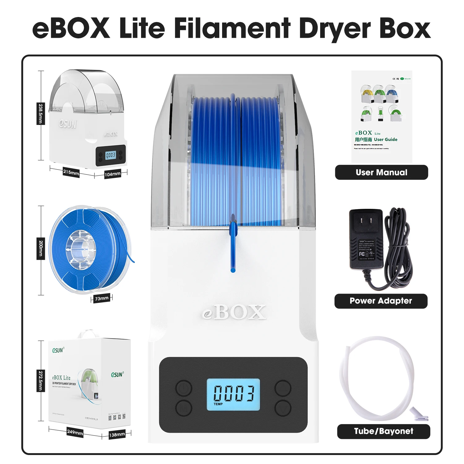 eSUN 3D Filament Dryer